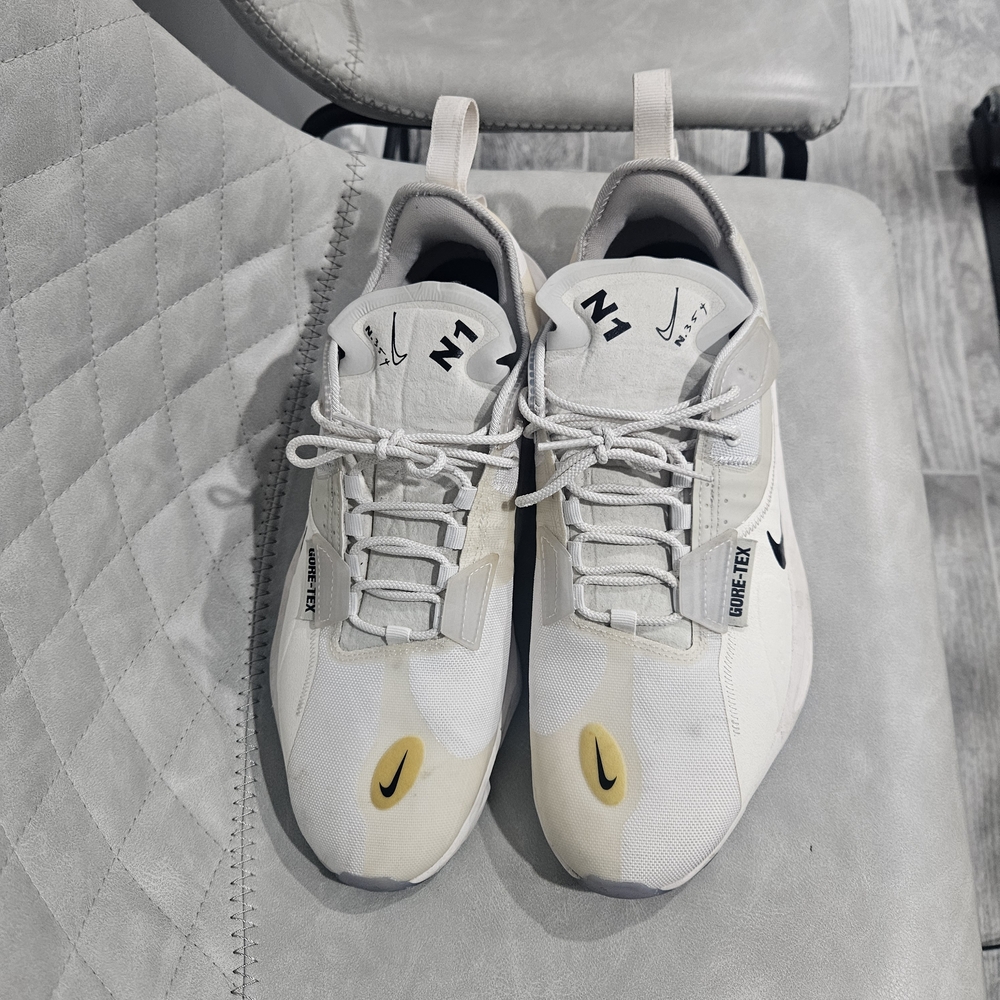 Nike White and Yellow Sneakers